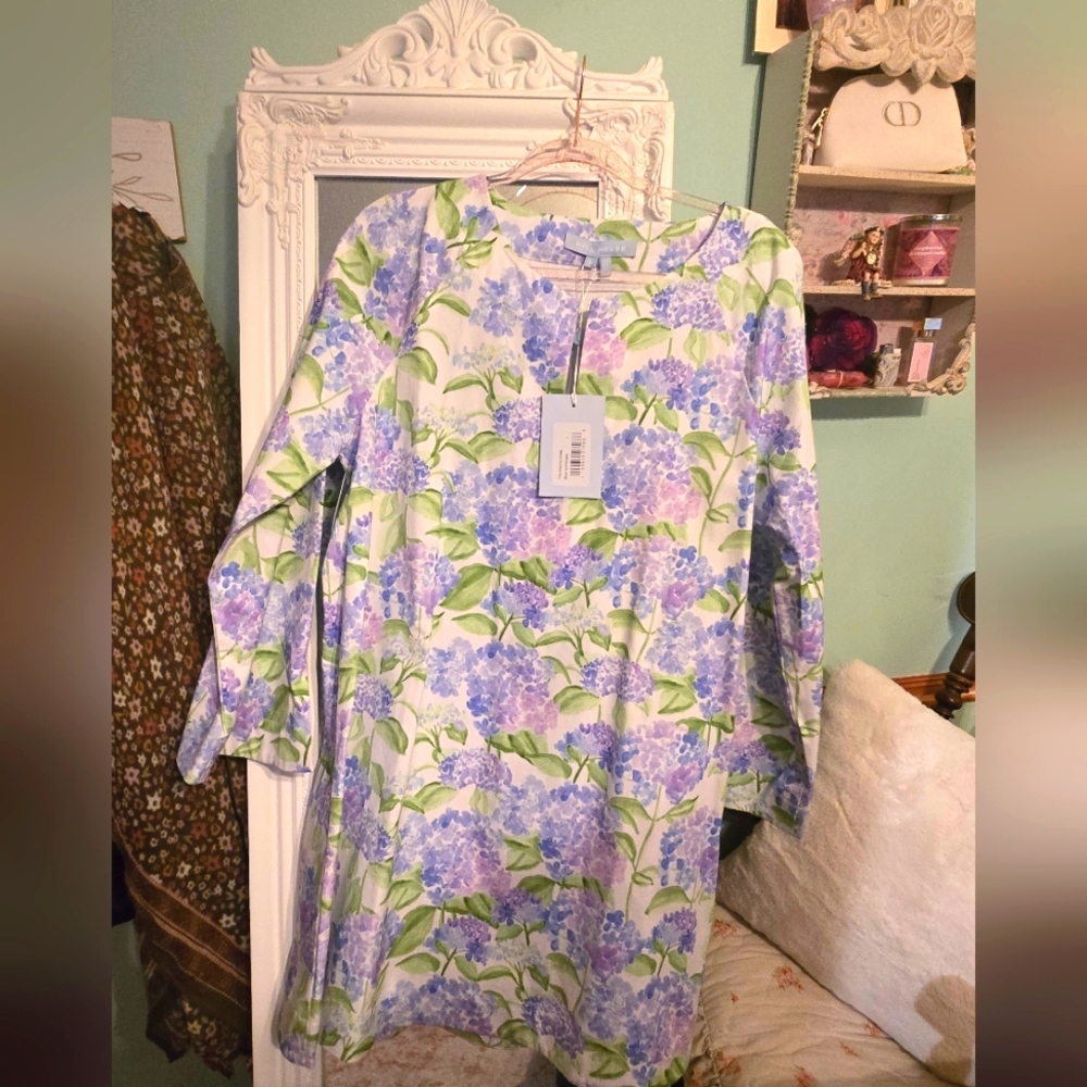 Hill House Hydrangea Print Dress